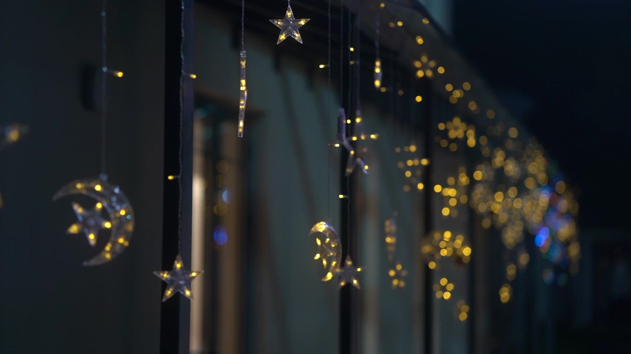 唯美夜灯派对空镜