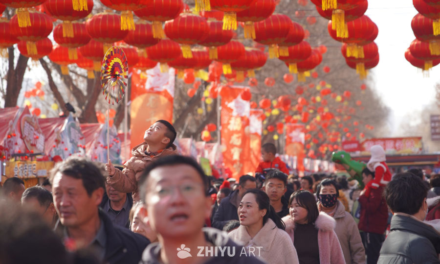 兰州黄河市集春节氛围浓厚 10