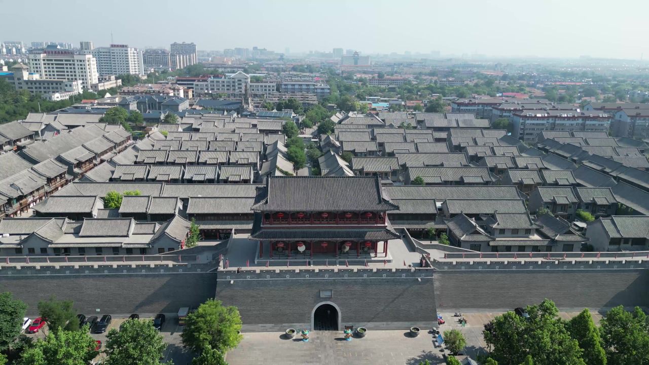 山东潍坊青州古城阜财门城楼