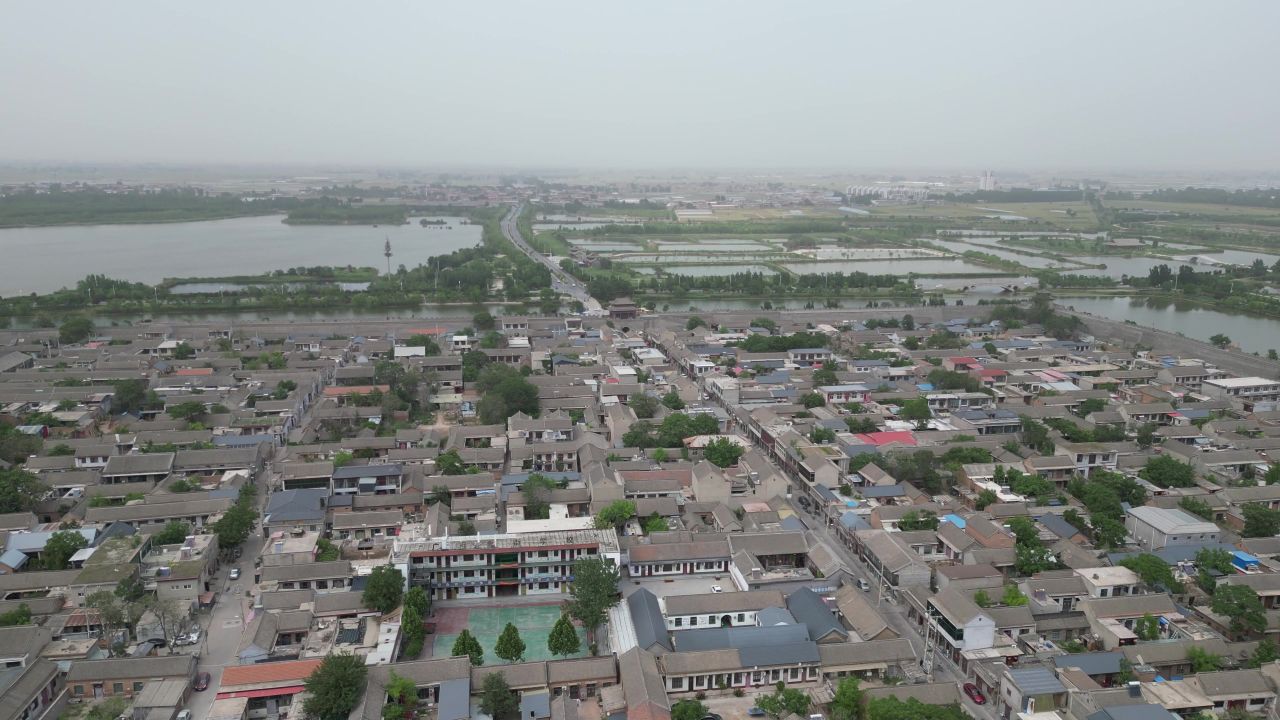河北邯郸广府古城5A景区航拍