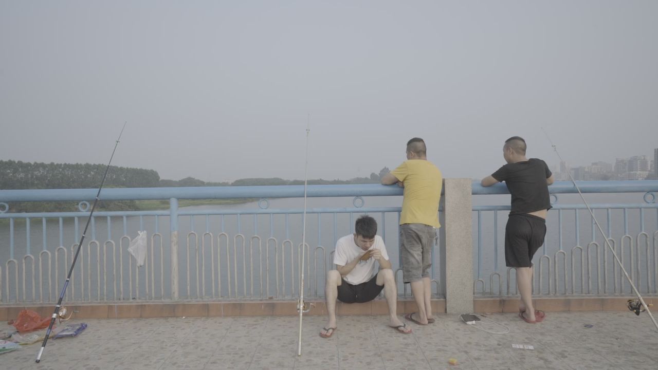海边钓鱼