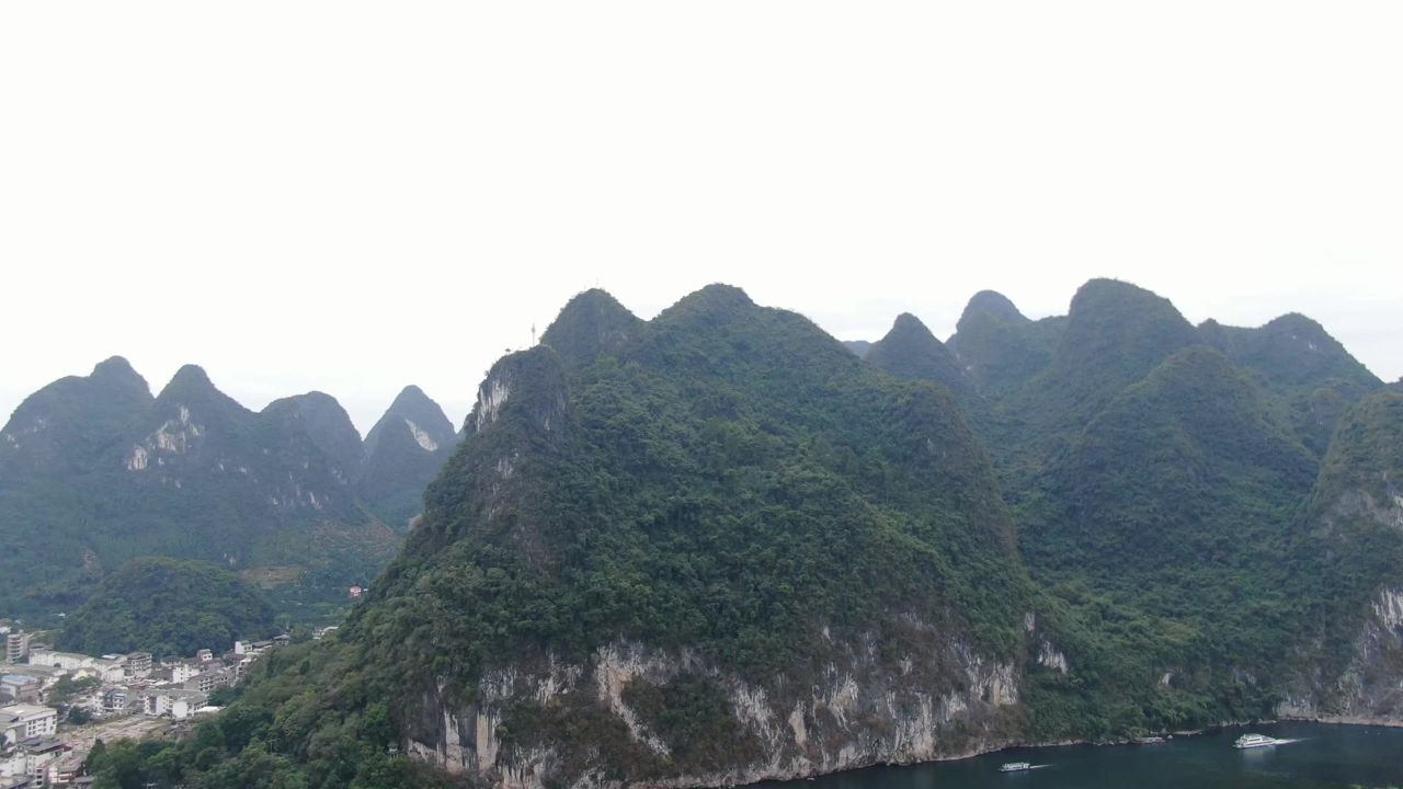 广西 阳朔 山水 风光 航拍