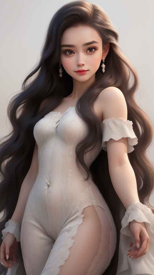 美女身材好看穿什么都好看