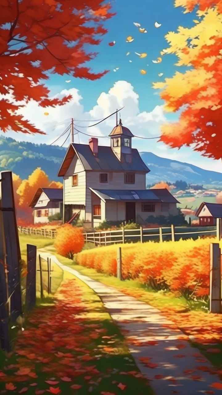 秋季治愈风景田园 109