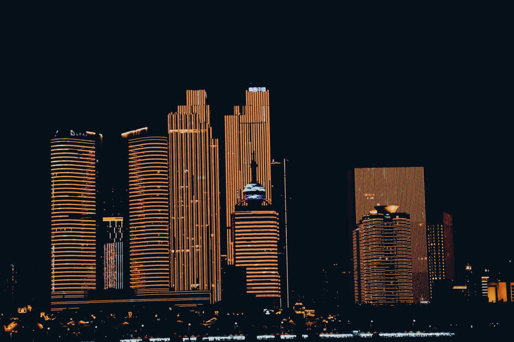 青岛夜景风光
