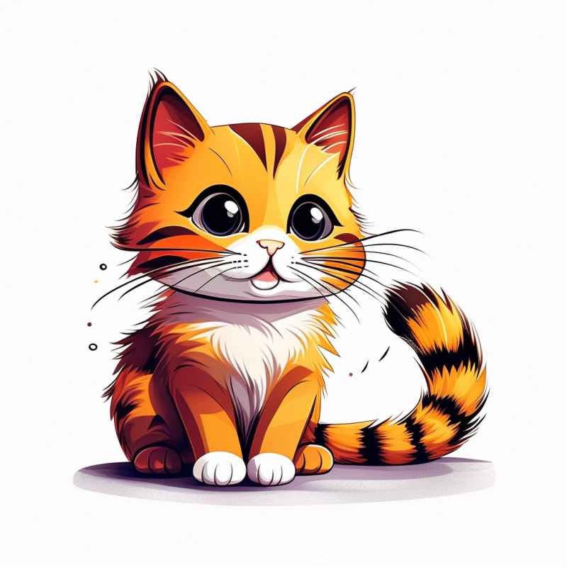 可爱的猫咪独立元素 19