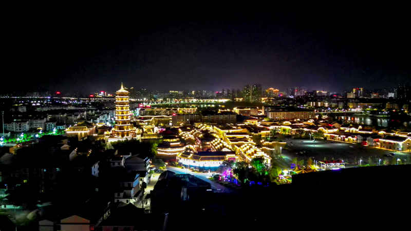 抚州城市夜景灯光