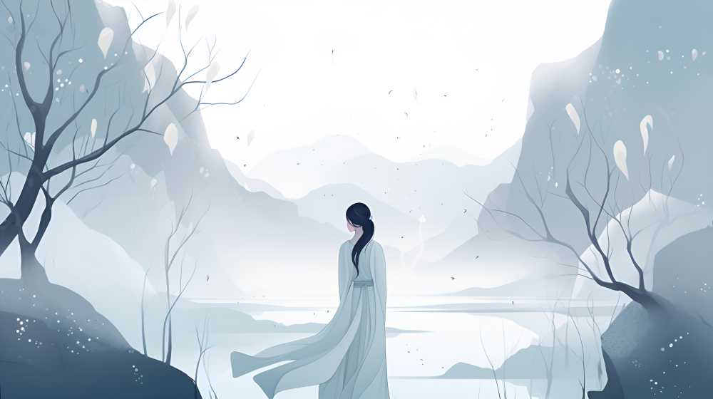 浅白色唯美艺术背景
