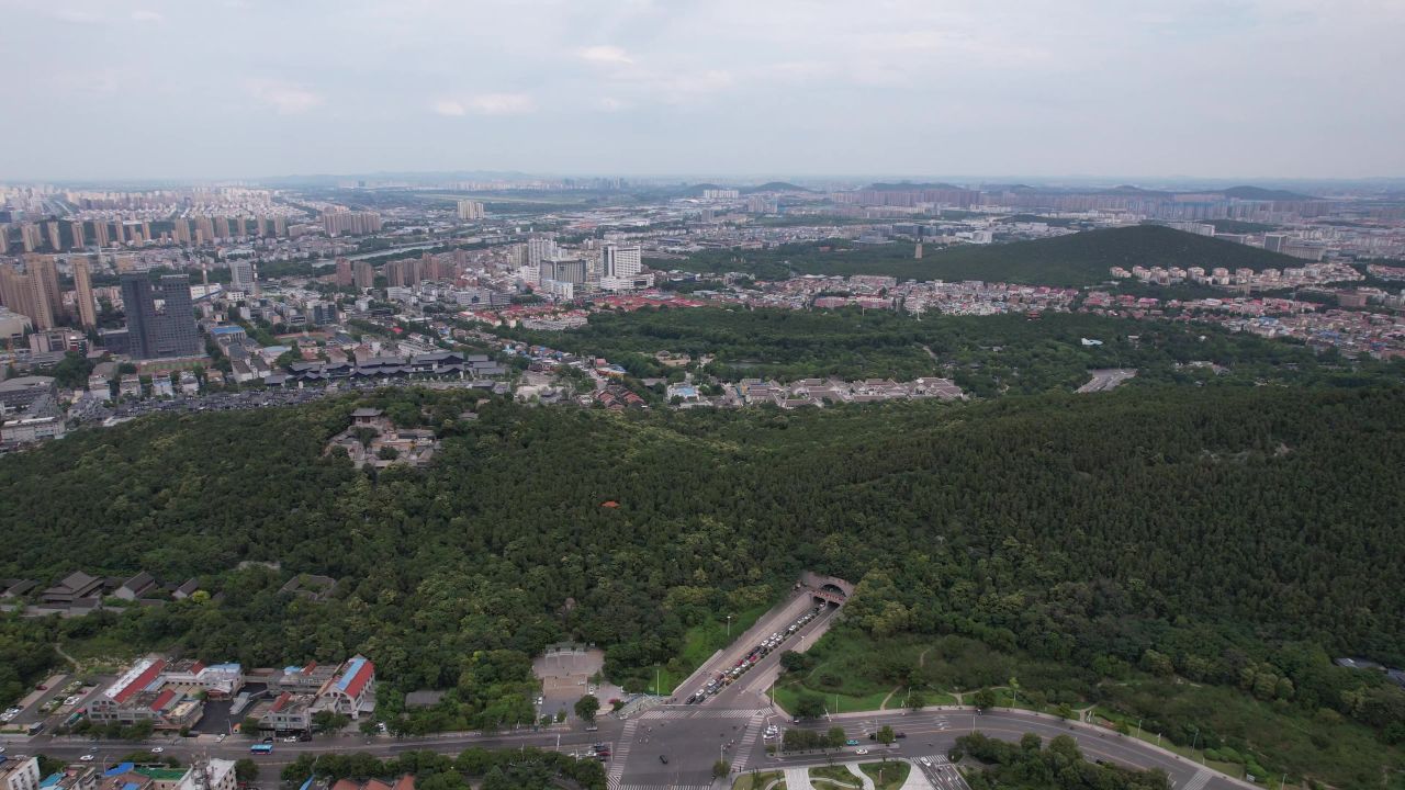 江苏徐州城市风光地标建筑航拍 