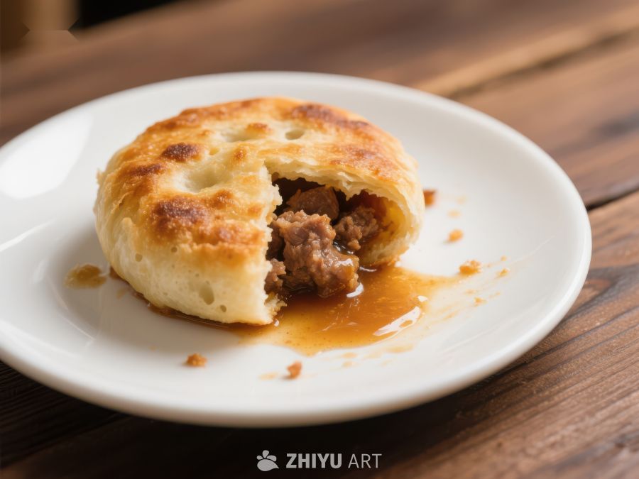 酥皮肉馅饼配酱汁 1136