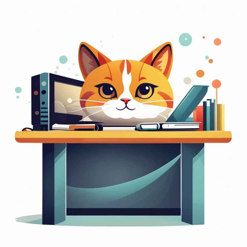 办公室勤劳的猫咪 27