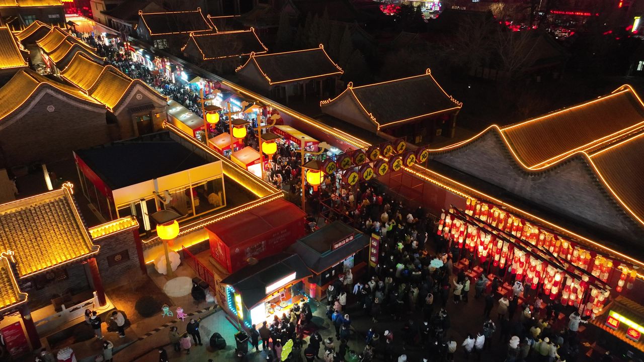 2023沈阳老北市场元宵灯会