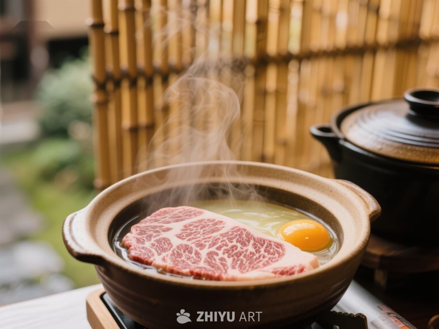 热气腾腾的牛肉蛋汤 591