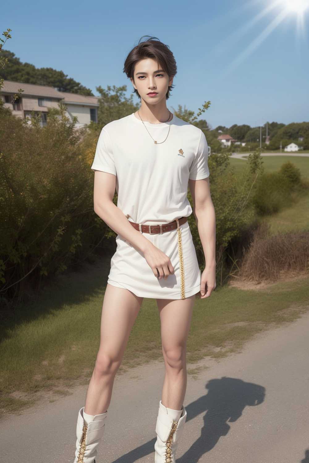 帅气男模