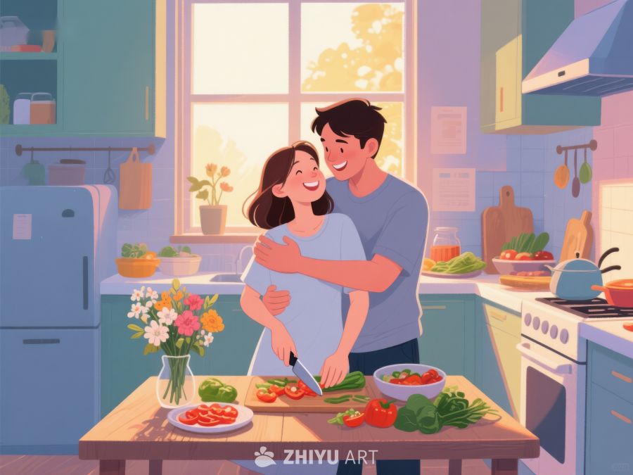厨房中的温馨时刻 47