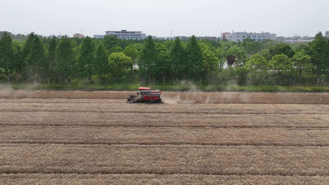 航拍夏收农忙时节 12
