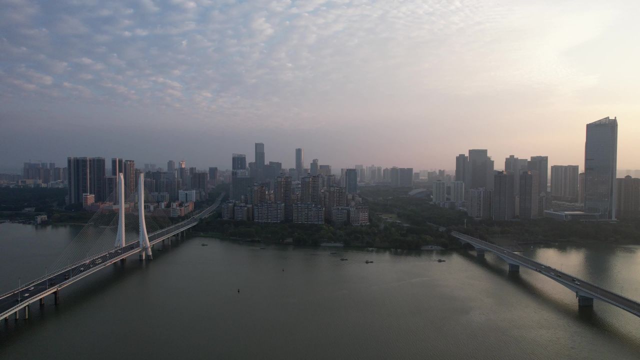 广东惠州合江大桥惠州大桥桥梁交通航拍 