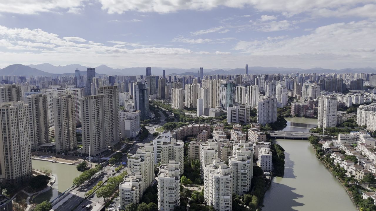 温州晴天城市航拍 42