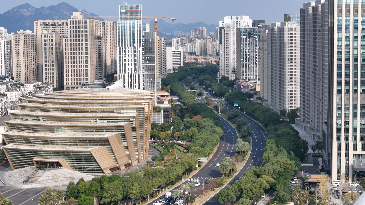 温州中央绿轴和天际线 17