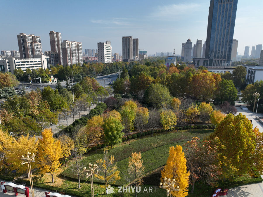 秋日城市公园