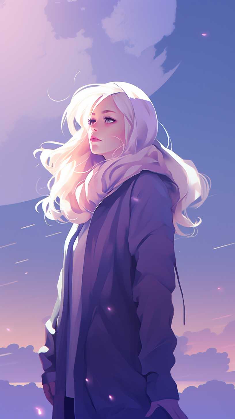 紫色唯美背景