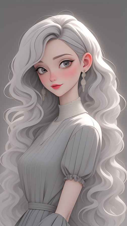 女神头像背景