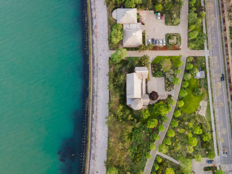 威海海上公园航拍 4