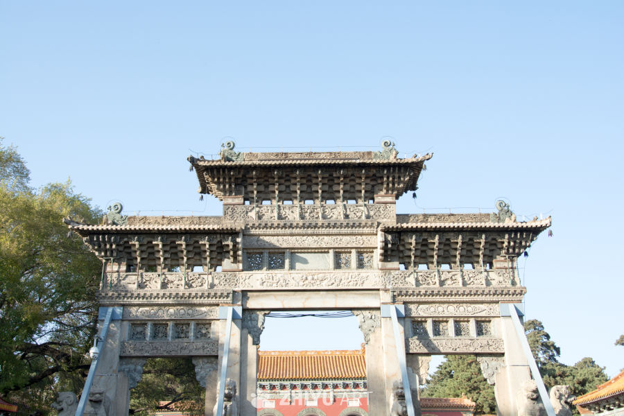 沈阳清昭陵石牌楼