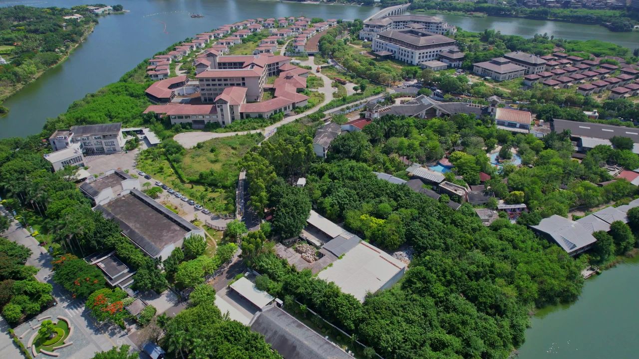 航拍厦门杏博湾温泉度假村 4