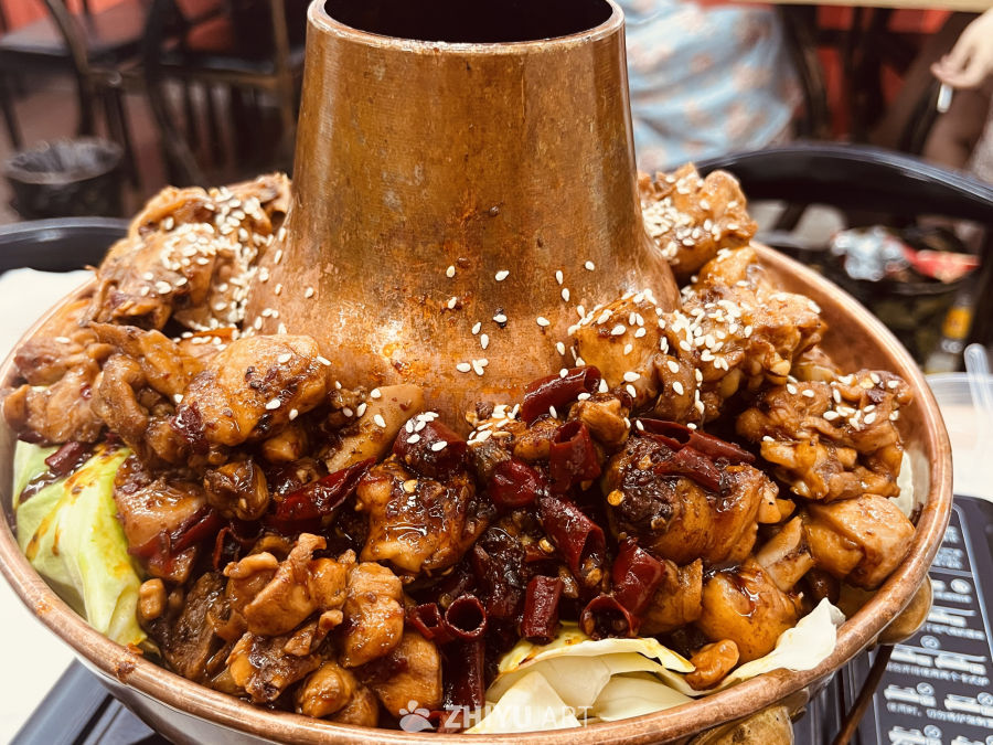 铜锅麻辣鸡