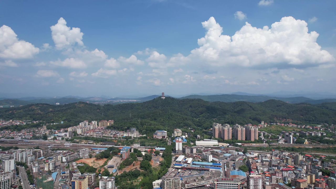 航拍广东韶关