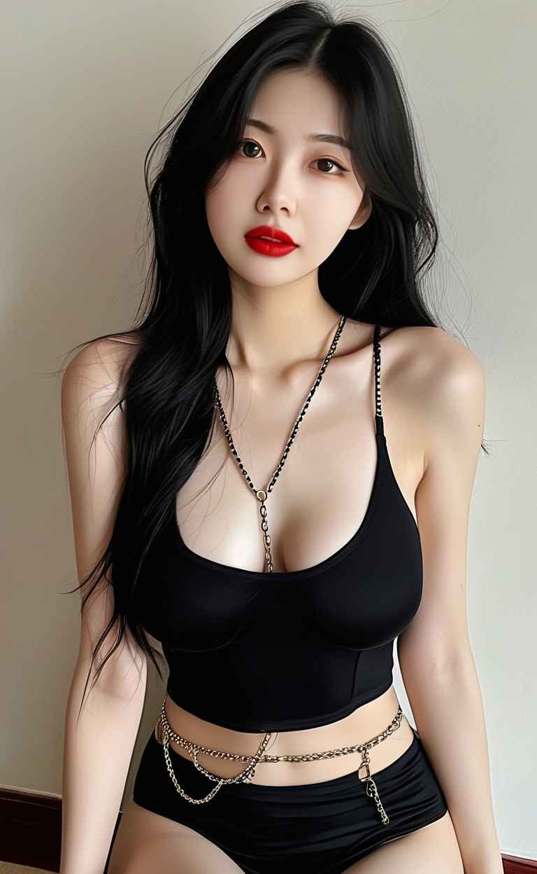 黑色美女性感特写 20