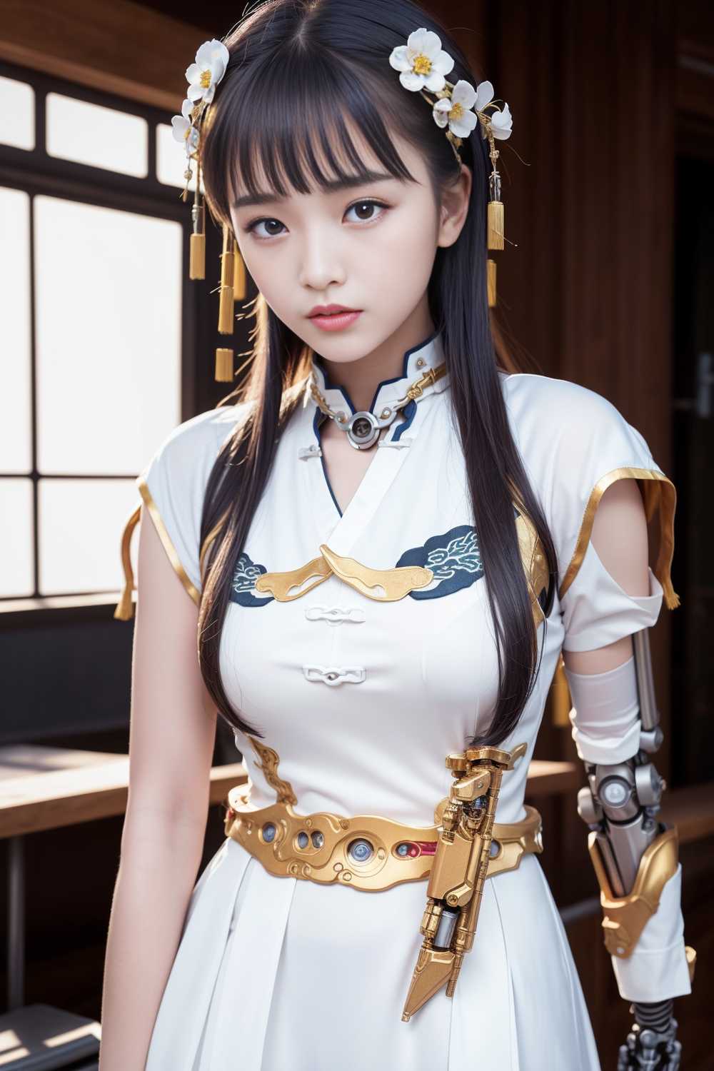赛博美女