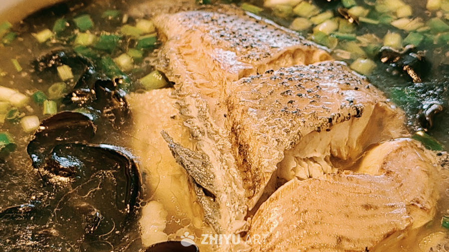 美味的乌鱼汤