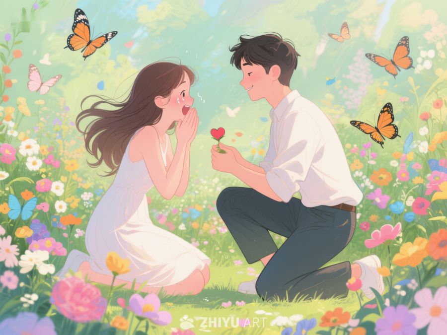 花丛中浪漫求婚 306