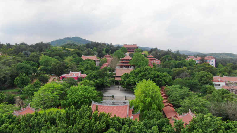 航拍福建泉州南少林 