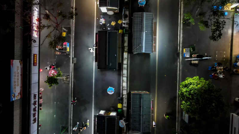 福建福州城市风光航拍摄影图