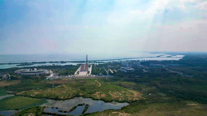 安徽合肥城市风光航拍图 