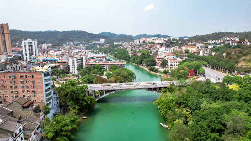 百色城市风光
