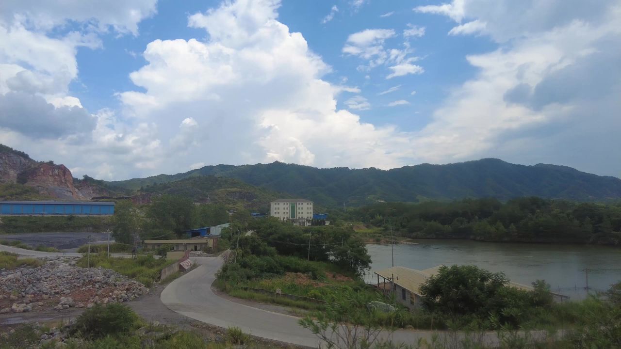 旅途火车高铁窗外风景风光实拍 
