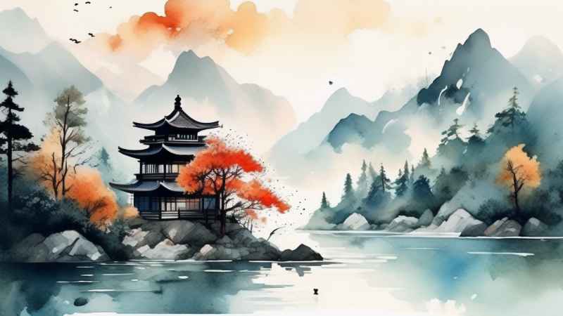 山水插画国风 124