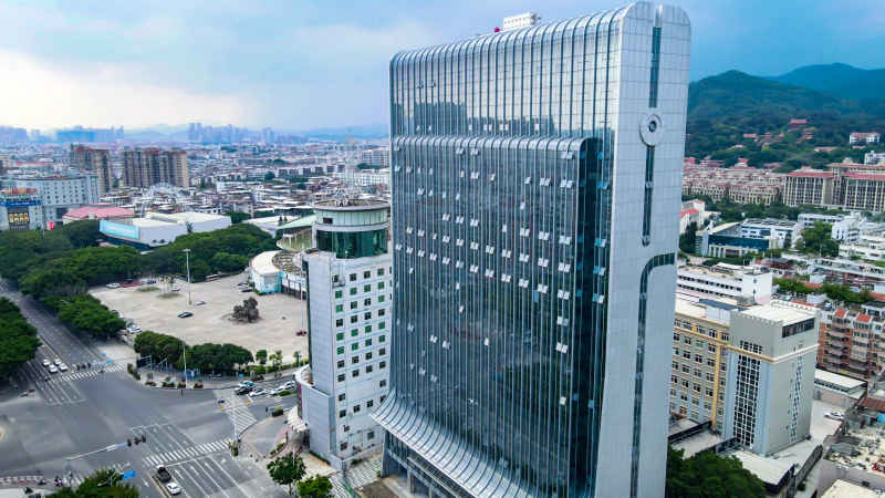 福建泉州城市风光航拍图 