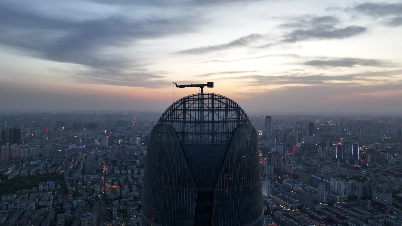 城市夜景宣传 城市摩天轮 城市地标