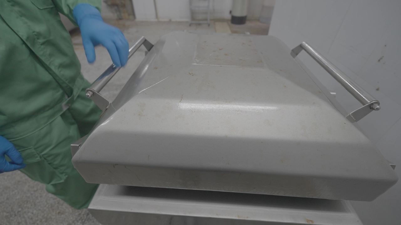 加工的真空海参包装过程