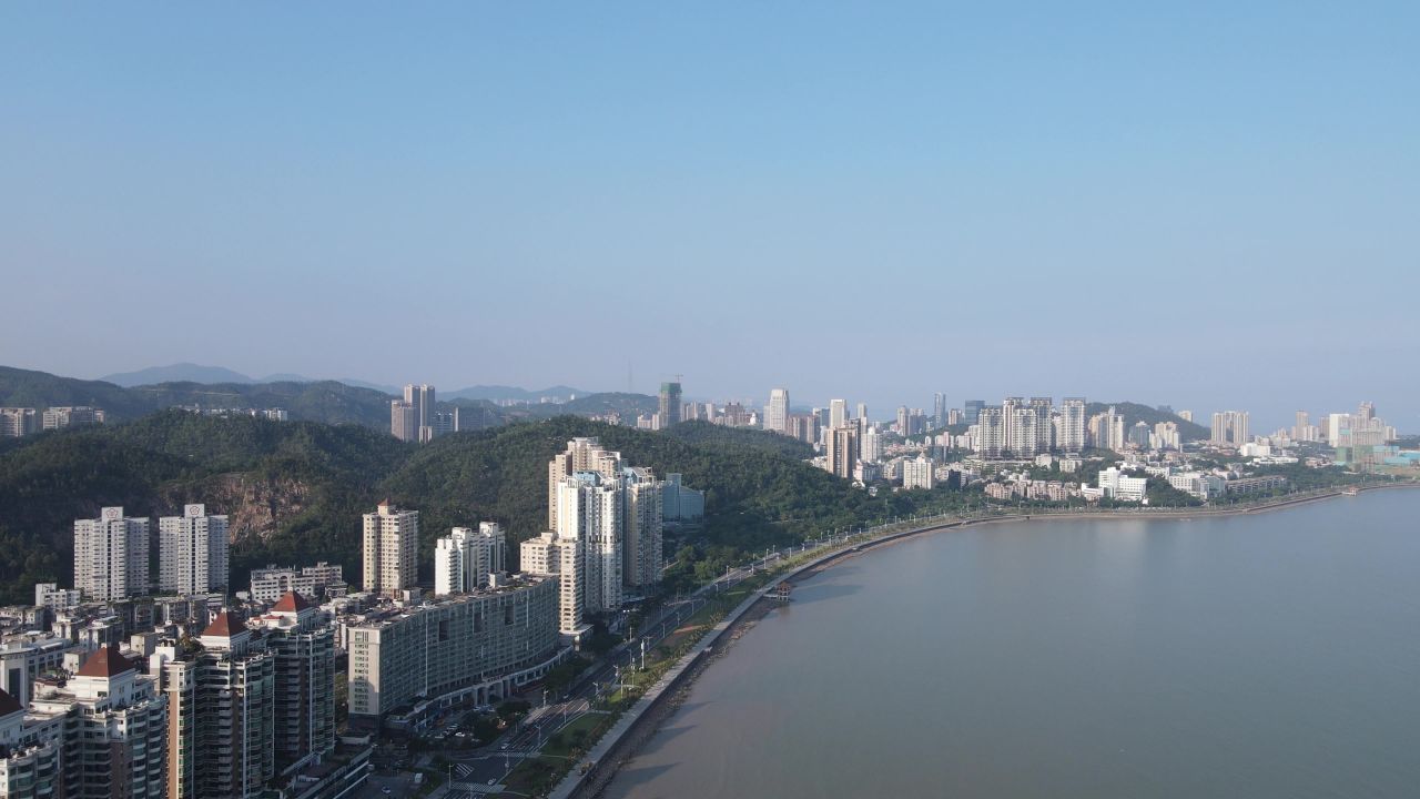 珠海市区航拍