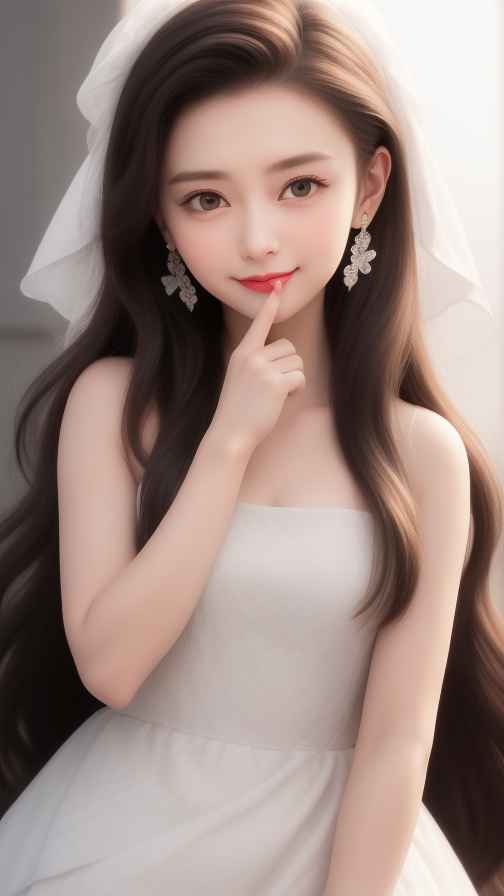 酷酷的白色衣服人像