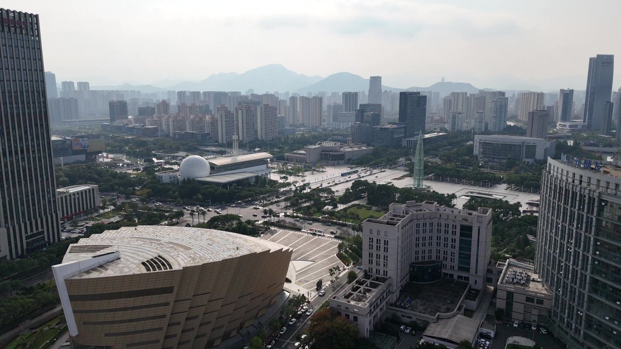 温州中央绿轴和天际线 4