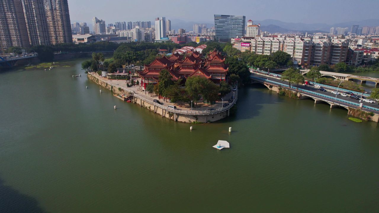 航拍福清茶亭西涧寺 1