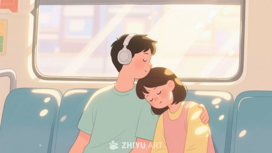 车厢中的温馨时刻 12