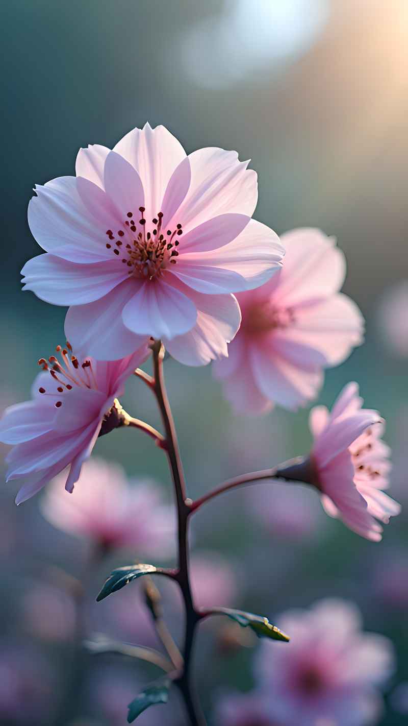 梦幻风格，花卉如同在梦境中 9